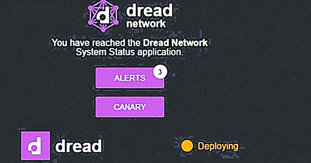 dread network impression ecran