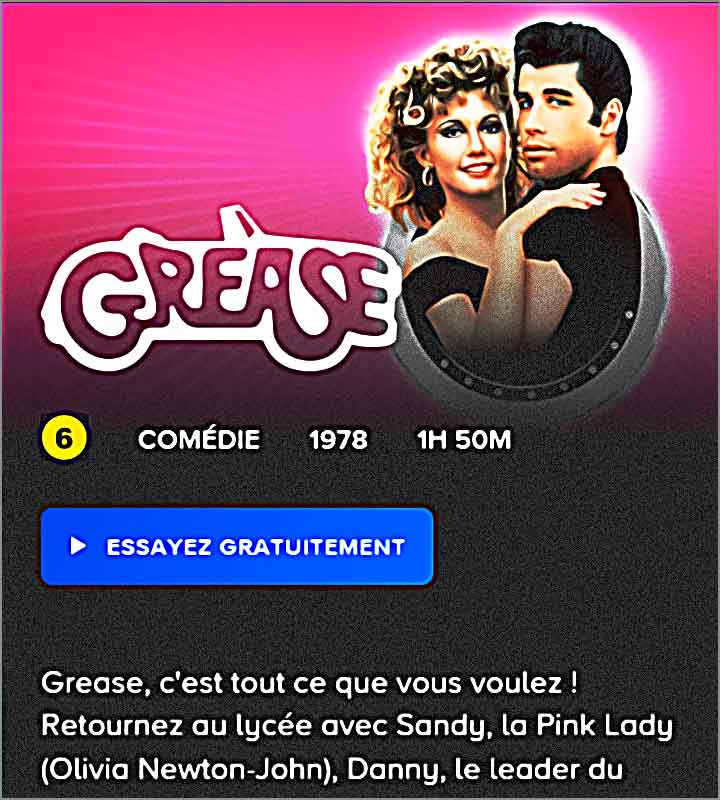 grease sur paramount plus