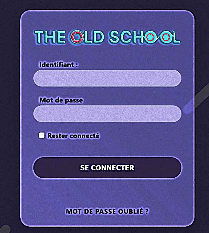 the old school login