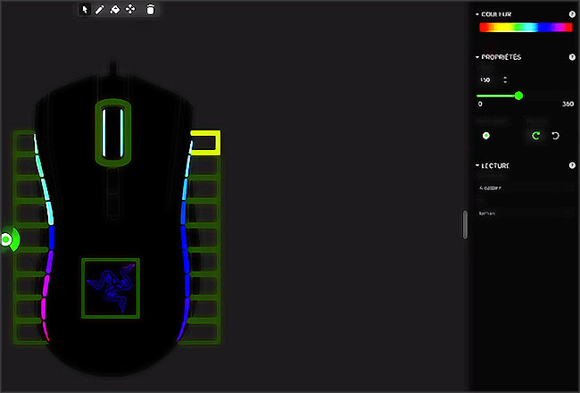 touche Razer Hypershift