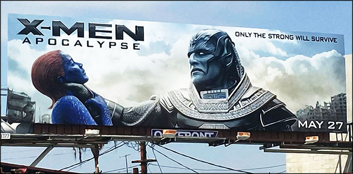 Affiche choquante X-Men : Apocalypse