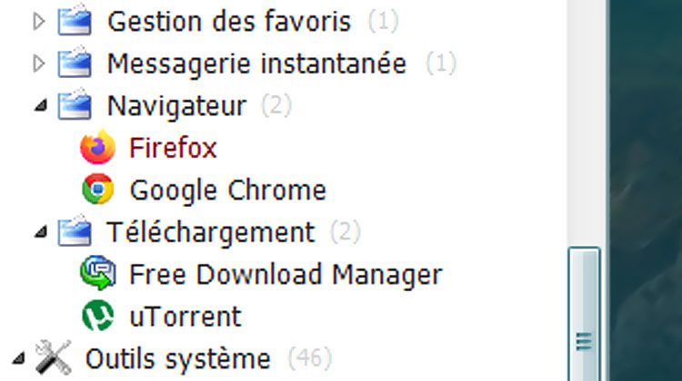 lanceur applications portable