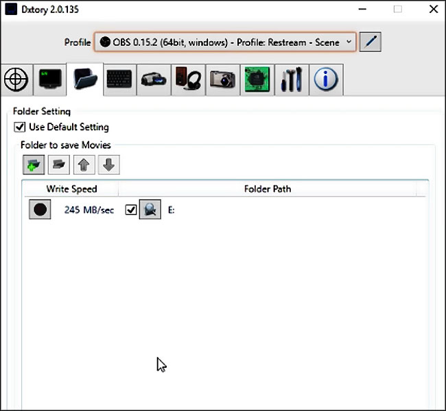 Enregistrer avec Dxtory