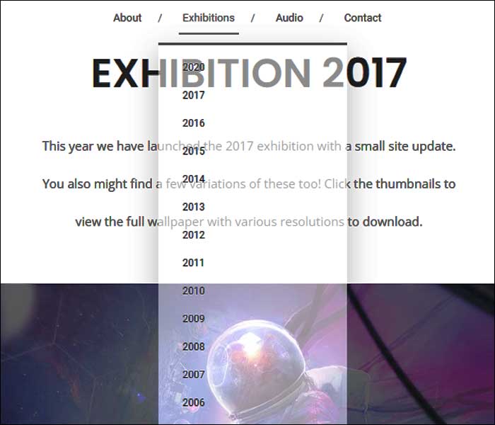 desktopography exhibitions