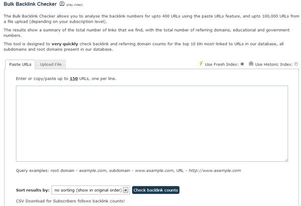 bulk backlink checker majestic seo