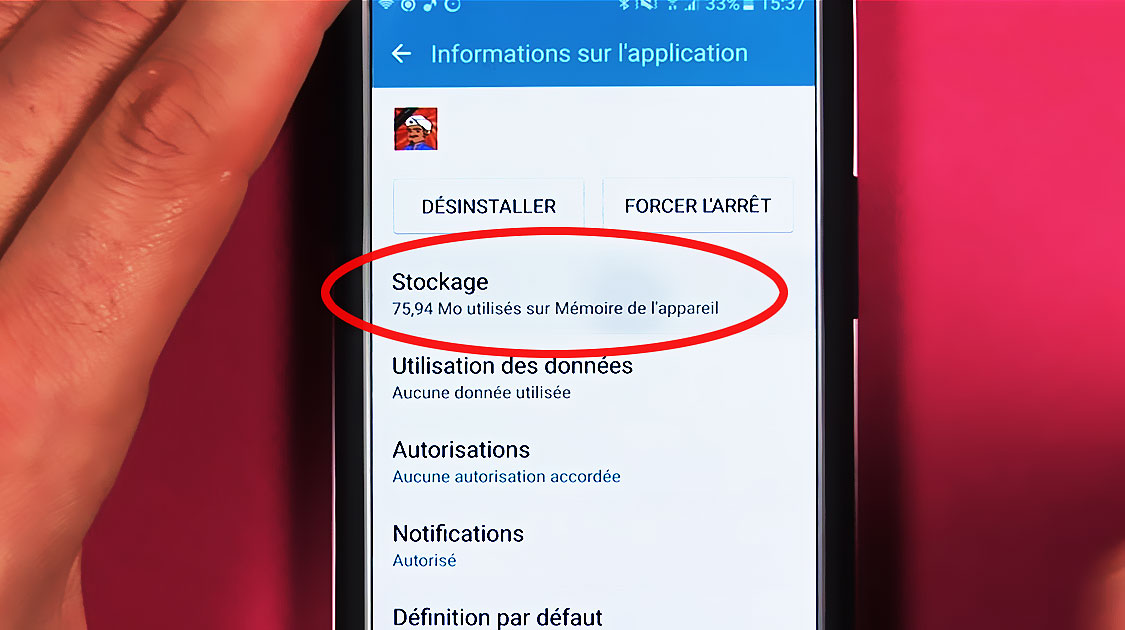 deplacer applications sur carte SD