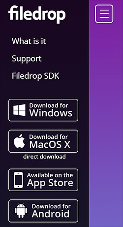 filedrop screenshot