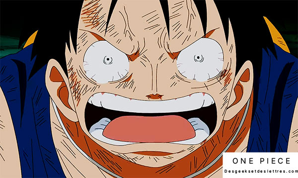 Luffy en colère
