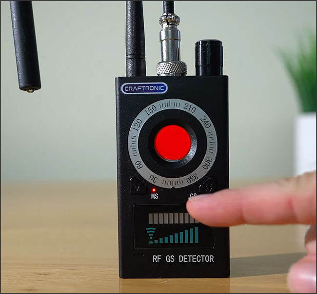 Détecteur anti-espion micro-espion RF K18