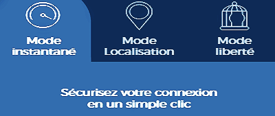 Hide My Ass mode instantané