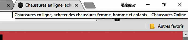 Titre dans l'onglet
