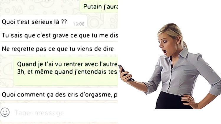 SMS d'une personne infidèle