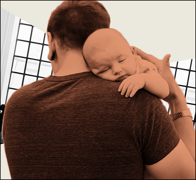 Père, bébé et paternité