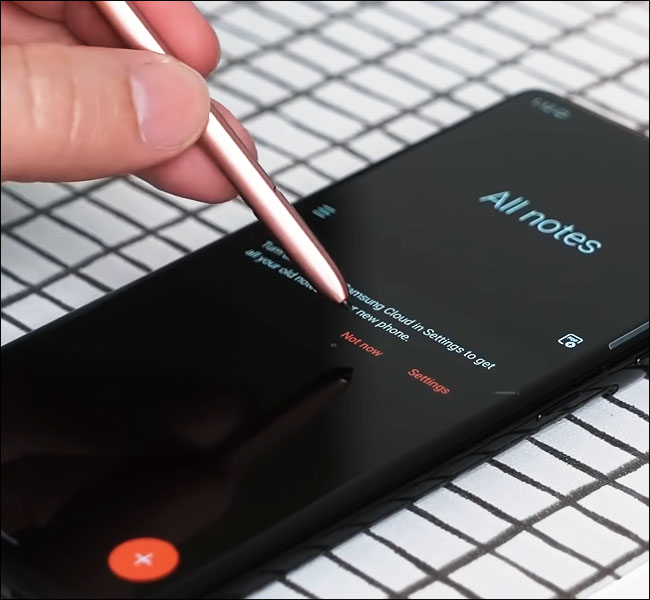 Un stylet pour prendre des notes sur Android