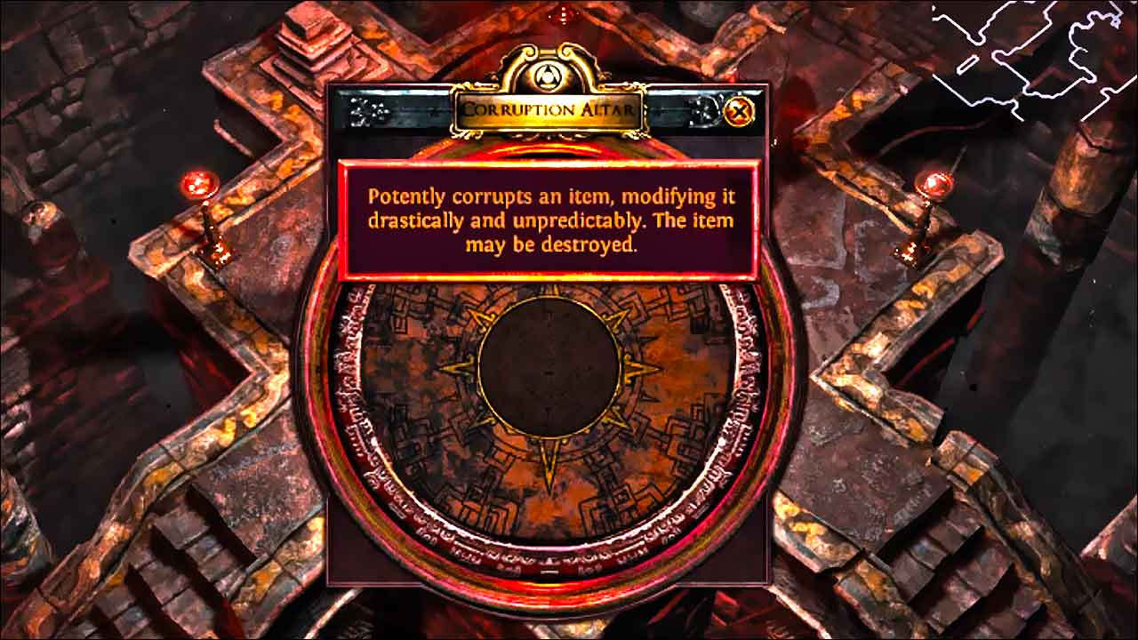 poe corruption altar