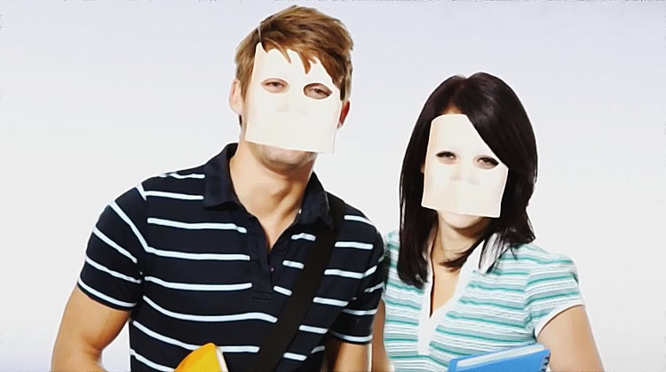 couple masque