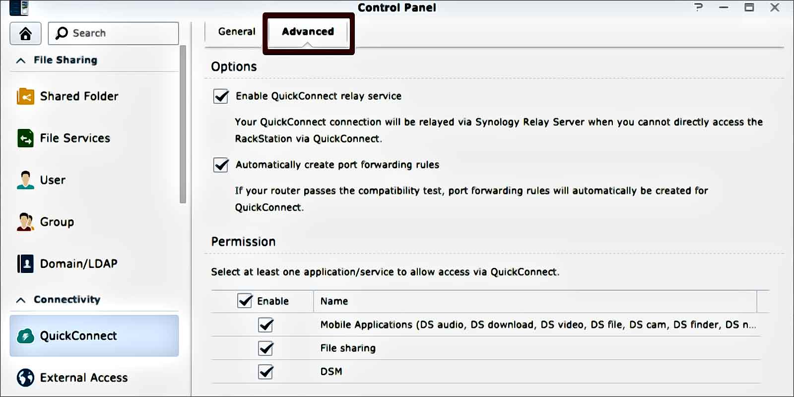 Quickconnect Synology