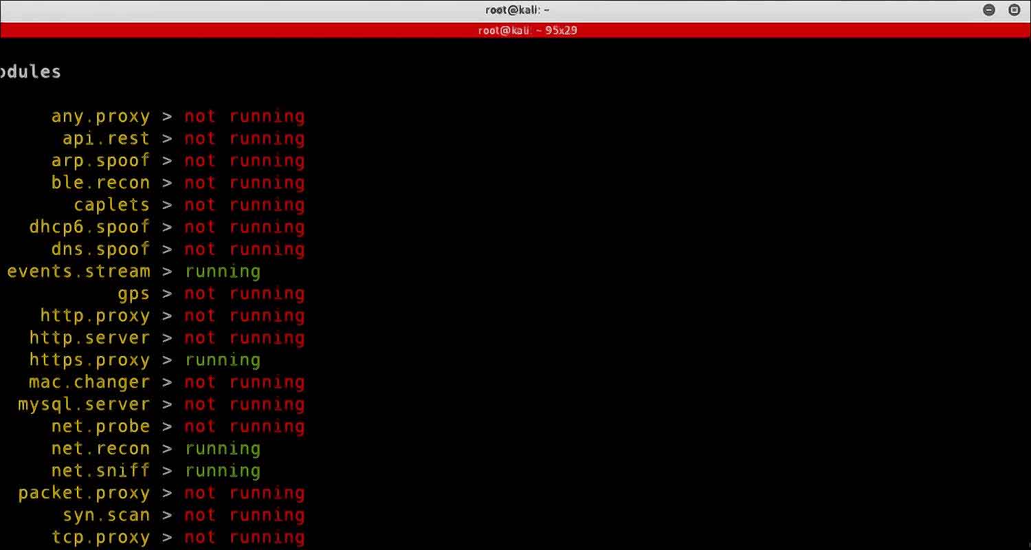 bettercap kali