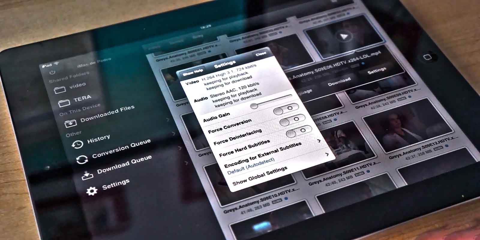 importer une vidéo sur un iPad avec Air Video HD