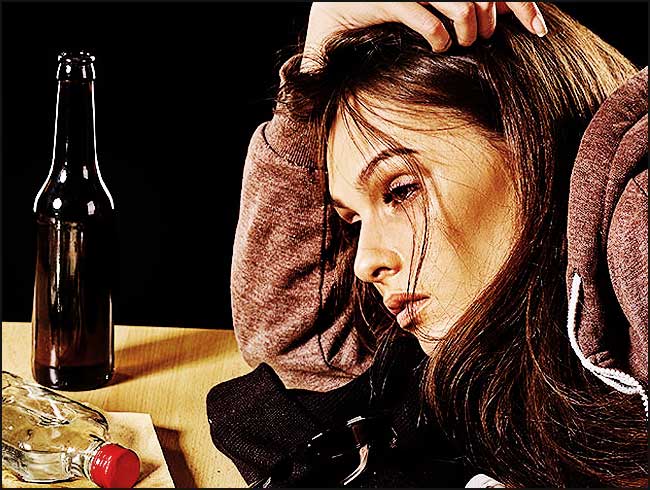 Femme ivre morte
