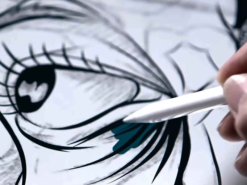 Adobe Illustrator sur un iPad avec un Pencil