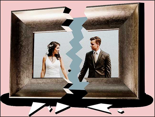 photo mariage brisee