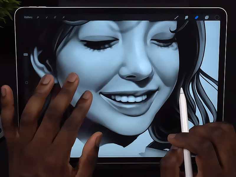L'application procreate pour iPad