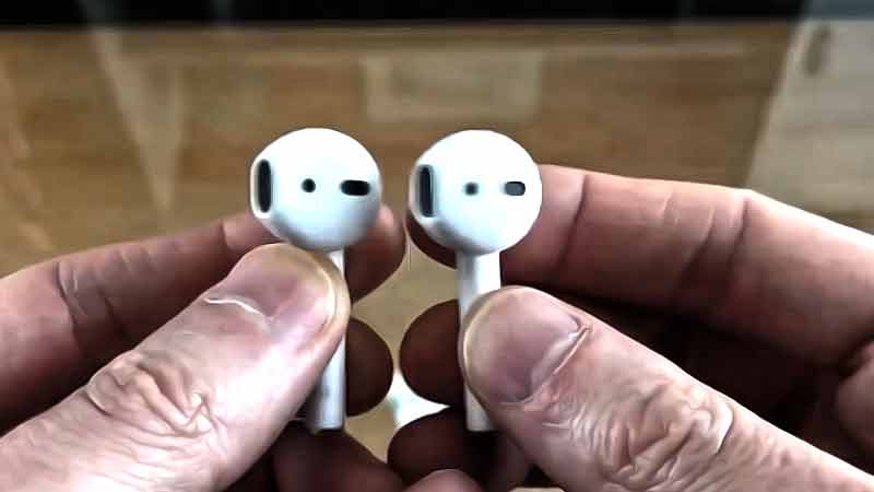 Pas de différence d'écouteurs entre les Airpods 1 et 2