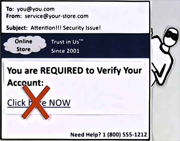 Email frauduleux
