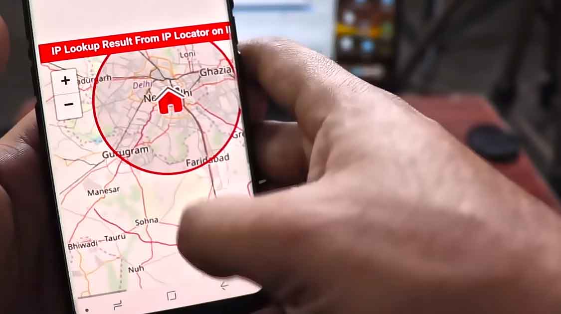 localiser un iphone sur une carte