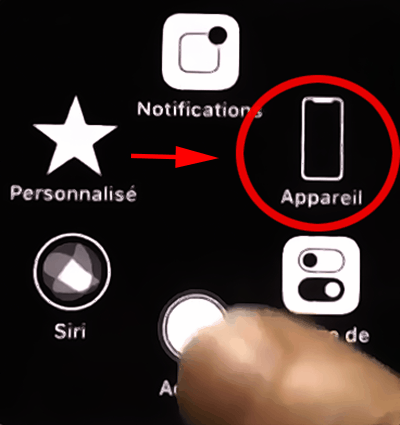 AssistiveTouch : l'icône en forme d'iPhone