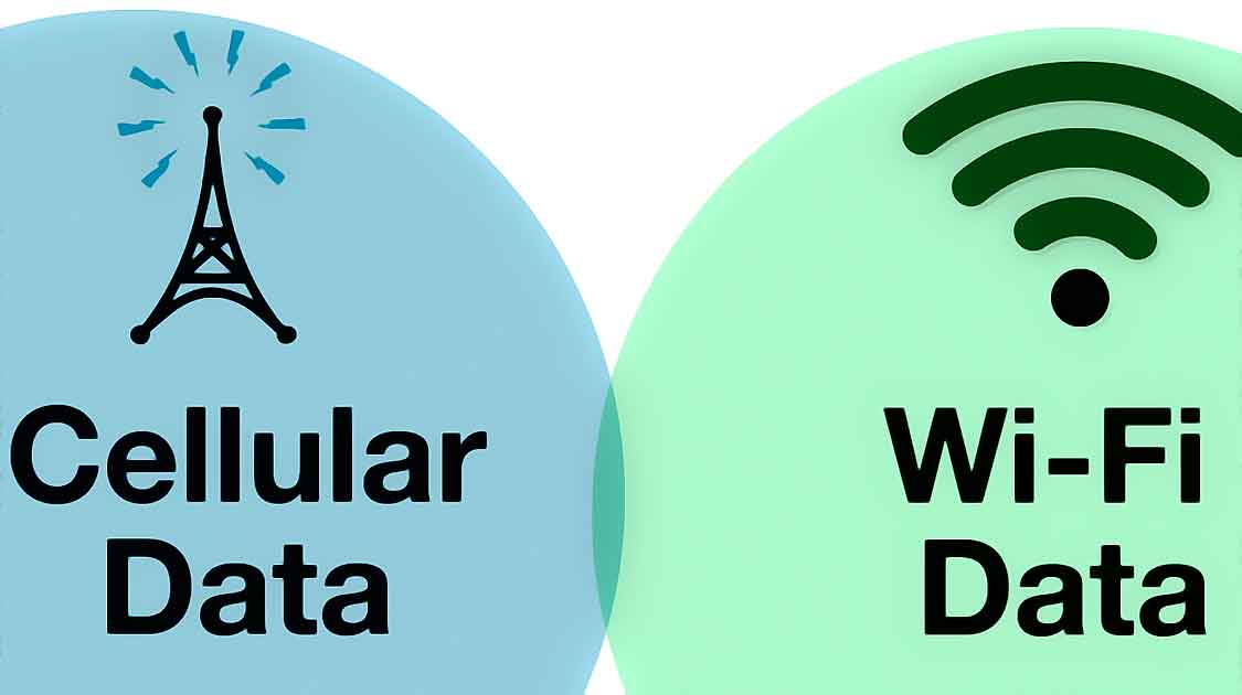 données cellulaires / wifi