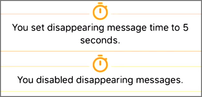 Signal - message disparaît