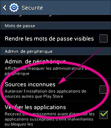 Sources inconnues