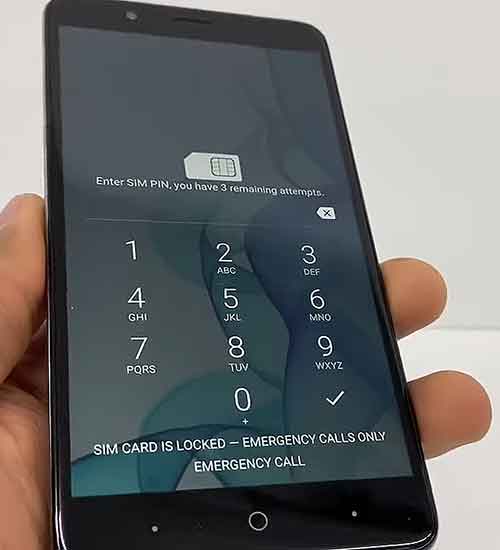 entrer code carte sim