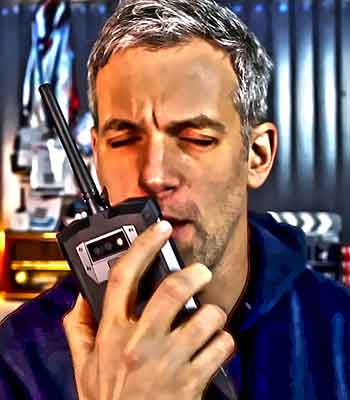 Parler au talkie walkie