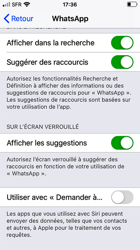 assistant vocal siri envoie des messages whatsapp