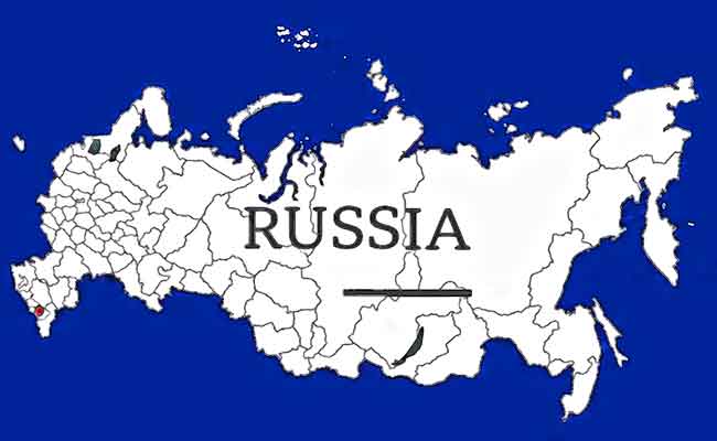 Carte de la Russie