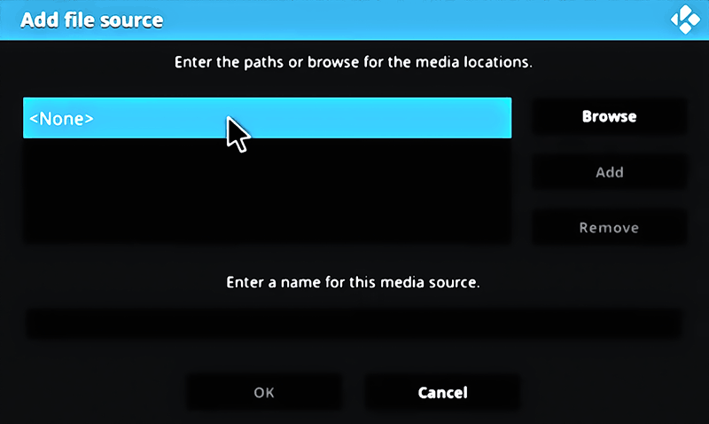 Kodi Exodus add file source