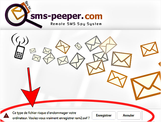 sms-peeper un cheval de troie ?
