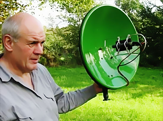 Microphone parabolique