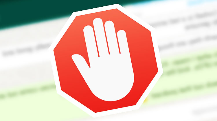 bloque sur whatsapp