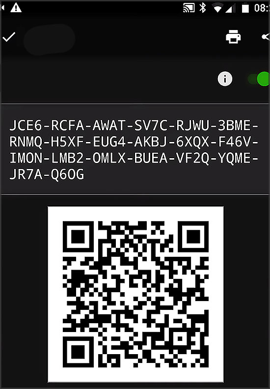 Code QR Threema