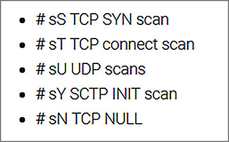 Nmap balayage de port