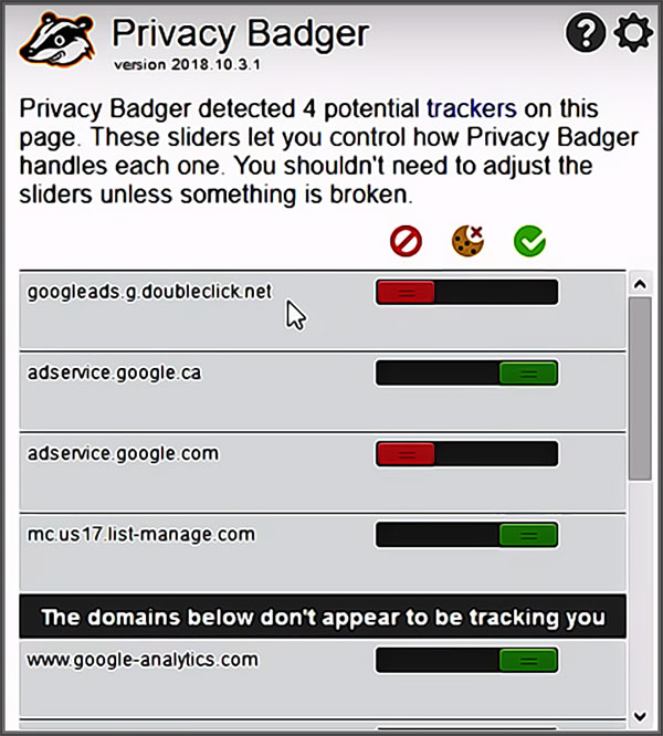 Privacy Badger Plugin