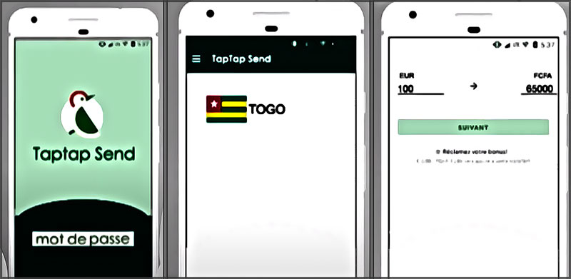 TapTap Send mode d'emploi