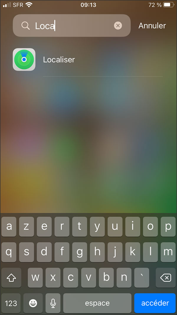 trouver l application localiser sur votre iphone