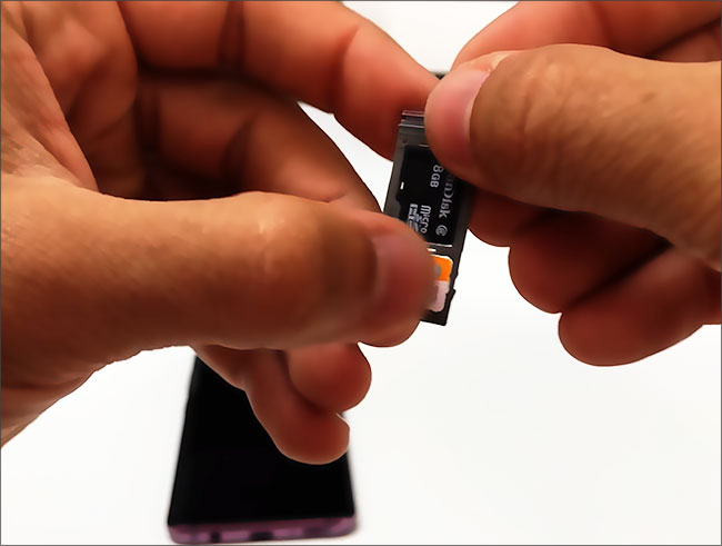 Fente pour carte microSD photo 5