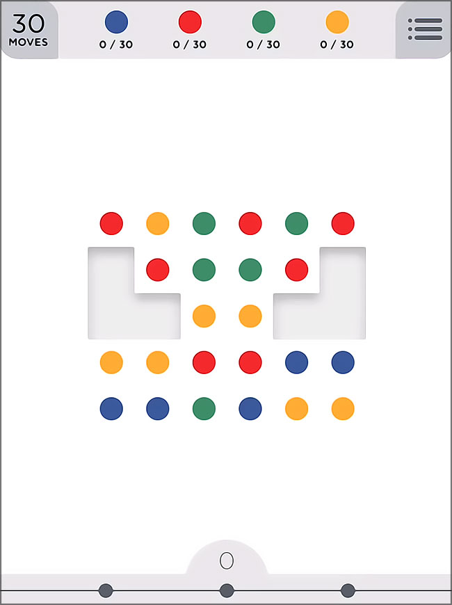 Two Dots jeu sur téléphone