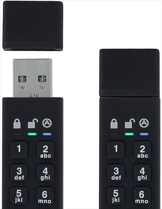 Apricorn ASK3Z-8GB SecureKey Flash S-USB 3.1 8 Go